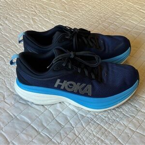 Hoka Navy and Light Blue Men's Running Sneakers Size 11D